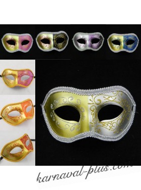 Венецианская маска для маскарада цвета микс